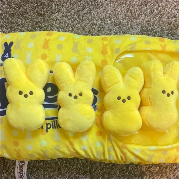 Yellow Peeps Pillow - Picture 2 of 3